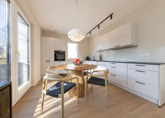 Apartment Strom Acht - Modern Frisch Inkl Stellplatz, Balkon - 200m Zum Alten Strom